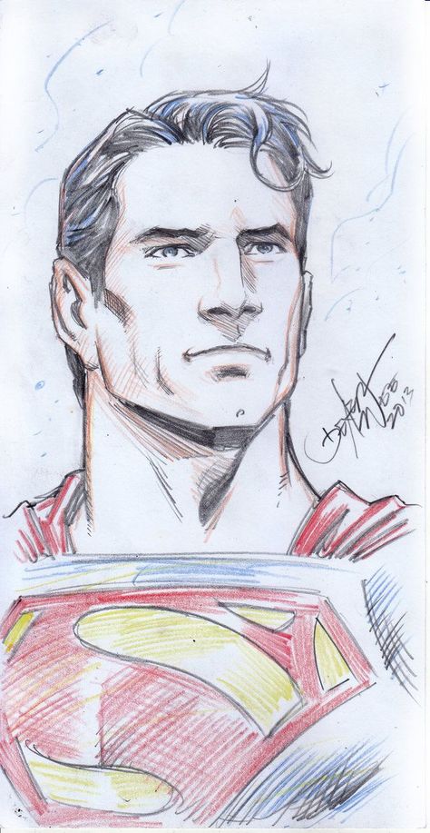 #DexterWee #Superman #ClarkKent #KalEl #JusticeLeague #JL #Krypton #ManofSteel #DailyPlanet #Smallville #Metropolis #LastSonofKrypton Superman Art Drawing, Superman Sketch, Superman Drawing, Superhero Sketches, Superman Gifts, Hard Drawings, Marvel Art Drawings, Superman Artwork, Drawing Superheroes