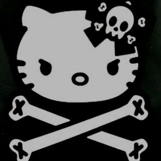 If I were to get a Hello Kitty tat it would look a little something like this... except more badass:-) | Hello kitty wallpaper, Hello kitty, Kitty Goth Kitty, Hello Kitty Emo, I Love Hello Kitty, Vampire Gothic, Wallpaper Hello Kitty, Hello Kitty Aesthetic, Hello Kitty Halloween, Emo Wallpaper, Emo Art