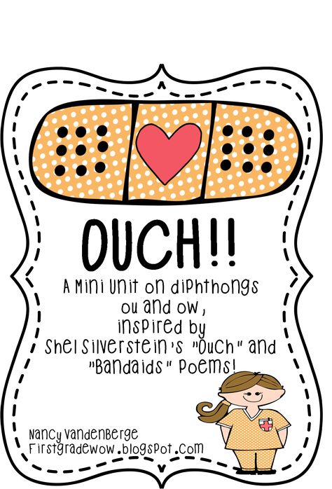 OUCH! A Study on ou and ow! Ou Sound Activities, Ou And Ow Activities Free, Ou Ow Activities, Ow Ou Activities, Dipthongs Activities Free, Ow Words, Word Work Games, First Grade Words, Vowel Digraphs