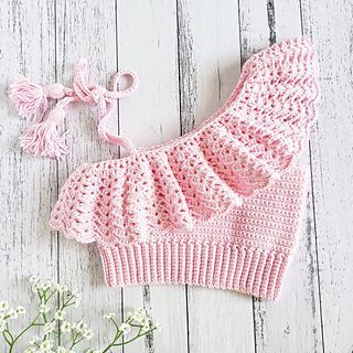 Kids Crochet Top, Crochet Top For Kids, Crochet Top Kids, Crop Top Tejido, Crop Top Crochet, Crochet Crop Top Pattern, Mode Crochet, Crochet Summer Tops, Crochet Simple