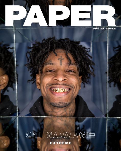 Male Rappers, Savage Mode, Savage Wallpapers, Paper Magazine, 21 Savage, Black Person, Anthony Vaccarello, Stop Talking, Paper Cover