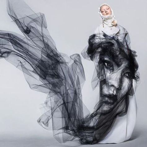 Benjamin Shine Couture, John Galliano, Nick Knight Photography, Benjamin Shine, Sara Grace, Nick Knight, Textiles Artwork, Runway Fashion Couture, V Magazine