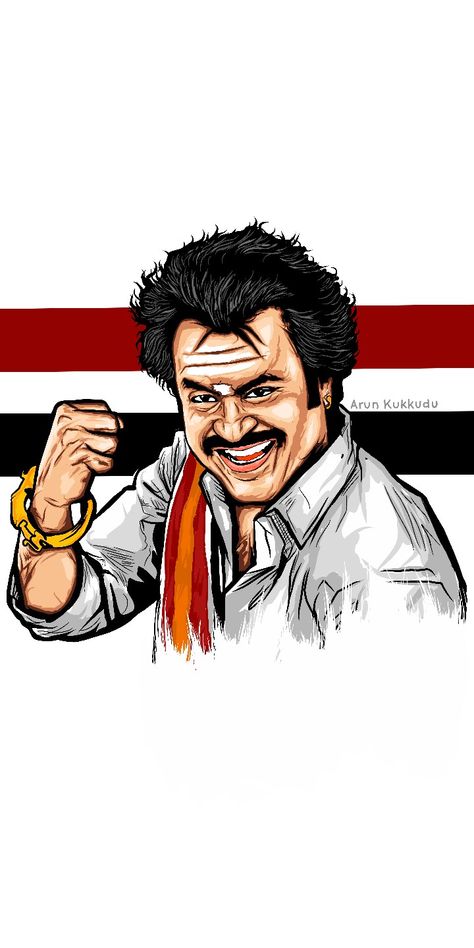 Rajinikanth Illustration, Superstar Rajinikanth Quotes, Rajinikanth Art, Rajinikanth Wallpapers Art, Tamil Actors Illustration, Rajinikanth Wallpapers, Rajini Kanth, Ayyappa Swamy Wallpapers 3d, Swag Poster