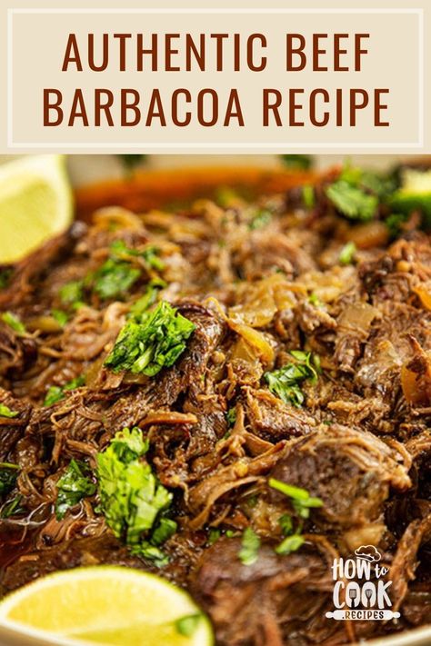 Essen, Barbacoa Recipe Authentic, Authentic Mexican Meats, Mexican Beef Burritos, Crockpot Recipes Barbacoa, Barbados Beef Tacos, Oven Barbacoa Beef, Slow Cooker Mexican Shredded Beef (barbacoa), Beef Barbacoa Dutch Oven