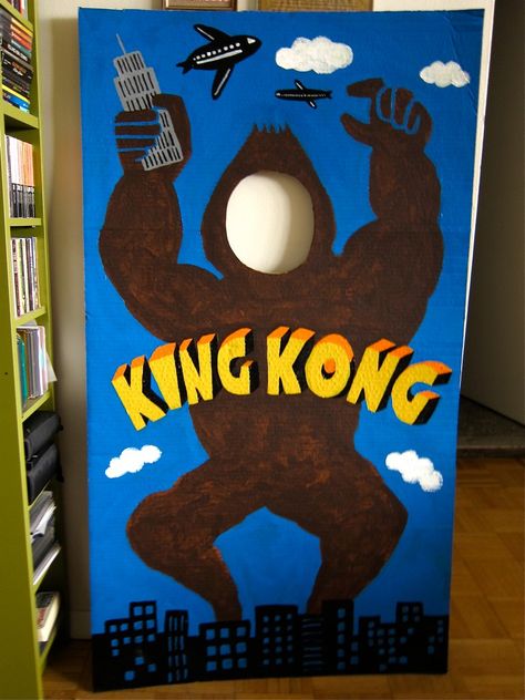 Gorilla Party Ideas, Gorilla Birthday Party Ideas, Godzilla Vs King Kong Birthday Party, King Kong Vs Godzilla Birthday Party Decorations, Godzilla Kong Birthday Party, King Kong Birthday Party Ideas, Gorilla Themed Birthday Party, Godzilla King Kong Birthday Party, Kong Vs Godzilla Birthday Party