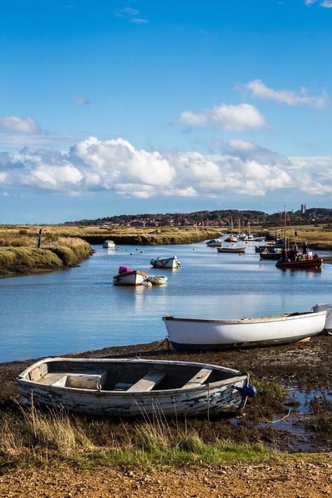 Blakeney Norfolk, Boats Painting, Places To Visit Uk, Norfolk Beach, Norfolk Uk, North Norfolk, Boat Paint, Coastal Village, Visit Uk