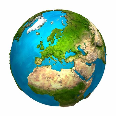 Planet Earth - Europe. Colorful globe with detailed and realistic surface, 3d re , #SPONSORED, #Europe, #Colorful, #Planet, #Earth, #globe #ad World Pictures Globe, India World Map, Continental Shelf, Earth Drawings, Earth Planet, Earth Images, Earth Globe, Planets Art, Earth Surface