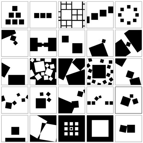 Project 2: Form & Composition - Communication Design Fundamentals S18 - Medium Design Principles In Architecture, Principles Of Design Contrast, Design Fundamentals, Basic Design Principles, Buch Design, Design Composition, Geometric Pattern Art, Composition Art, Elements And Principles