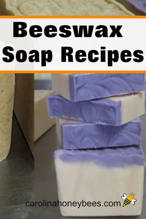 Bee Wax Soap Recipe, How To Make Beeswax Soap, Diy Beeswax Soap, Beeswax Soap Recipe Without Lye, Bees Wax Soap Recipe, Honey Melt And Pour Soap Recipes, Bees Wax Soap, Beeswax Ideas, Beeswax Soap Recipe