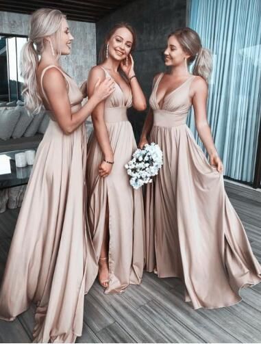 $119 · Neckline:V Neck Material:Elastic Satin Length:Floor Length Processing time:7~10 days, 3~5 days Contact Email:hoborings@outlook.com Pnina Tornai, Satin Bridesmaid Dresses Long, Cheap Long Bridesmaid Dresses, Champagne Bridesmaid, Champagne Bridesmaid Dresses, Satin Bridesmaid Dresses, Bridesmaid Dresses Online, Backless Prom Dresses, Maid Dress