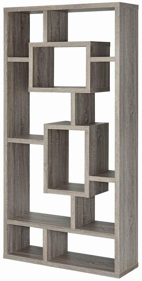 White Bathroom Furniture, Living Room Partition Design, Bookshelf Design, Room Partition Designs, Wall Shelves Design, Partition Design, Bookshelves Diy, घर की सजावट, Coaster Furniture