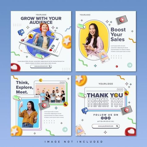 Essen, Canva Ideas Design Template, Social Media 2023, Meta Ads, Social Media Campaign Design, Instagram Post Design, Promo Flyer, Desain Buklet, Ads Campaign