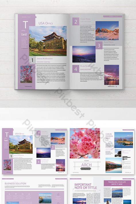 Editorial Design Layout Magazine, Magazine Design Layouts Creative, Digital Magazine Design, Travel Magazine Design, Travel Magazine Layout, Travel Booklet, Ebook Layout, Fashion Brochure, Layout Book