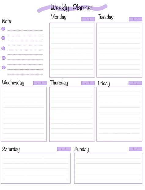 Study Planner Printable Free, Week Planer, December Planner, Weekly Planner Design, Free Planner Templates, Weekly Planner Free Printable, Bullet Journal Ideas Templates, Study Planner Printable, Weekly Planner Free