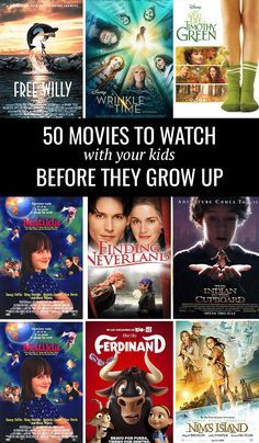 50 Movies To Watch With Your Kids Before They Grow Up - Love and Marriage  50 Movies To Watch With Your Kids Before They Grow Up - Love and Marriage Nara, Timothy Green, Best Kid Movies, Movie Night For Kids, Movie To Watch List, Family Fun Night, See Movie, Kids' Movies, Family Movie Night