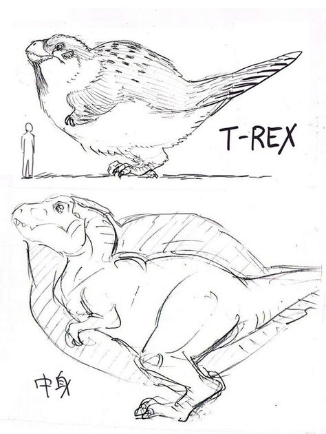 Don't under-feather your dinosaurs! - Album on Imgur Feathered T Rex Art, Vic Fuentes, Fluffy Dinosaur Art, T Rex With Feathers, Giant And Tiny People Art, Fluffy Dinosaur, Bird Dinosaur, Feathered Dinosaurs, Fat Bird