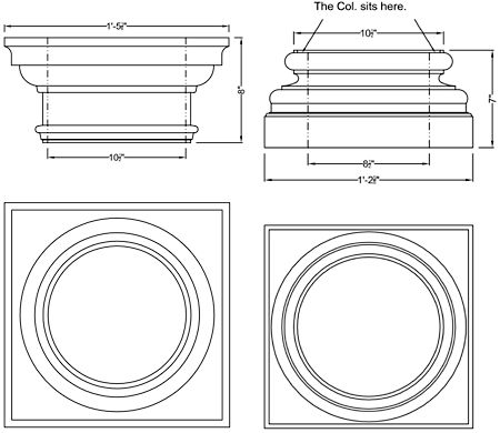 Portuguese Interior, Fiberglass Columns, Classic Column, Column Capital, Decorative Columns, Architectural Columns, Doric Column, Column Base, Porch Columns