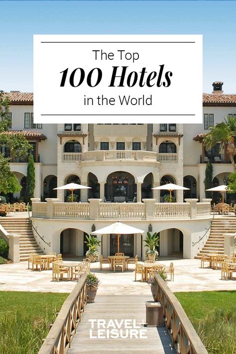 Travel + Leisure has ranked and listed the top 100 hotels around the world. Whether you're looking for a resort by the beach or hotel in the city we have found the best places to stay for your next vacation. #Hotel #WorldsBest #TopHotels #2019 #Vacation #Travel #5Star #World | Travel + Leisure - World's 100 Best Hotels Best Hotel Views, Famous Hotels In The World, Belek, Santa Fe, Luxury Hotels Around The World, Top Hotels In The World, The Best Hotels In The World, Most Expensive Hotels In The World, Most Beautiful Hotels In The World