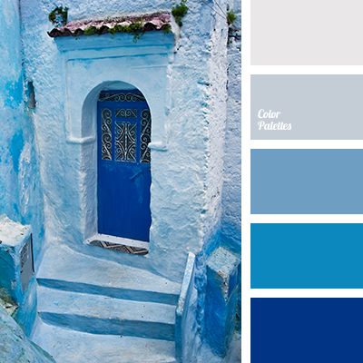 The combination of monochrome shades of dark blue will fit perfectly design of the room in marine, Greek or Moroccan style. These colours are good for deco. Shades Of Dark Blue, Color Palette Ideas, Greek Blue, Marine Colors, Wall Living Room, Palette Ideas, Blue Palette, Blue Colour Palette, Color Palette Design