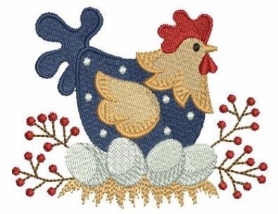 Country Chicken 2, 3 - 4x4 Hen Embroidery, Chicken Quilt, Bantal Sofa, Country Chicken, Chicken Pattern, Chicken Crafts, Chicken Hen, Embroidery Designs Machine, Applique Quilting