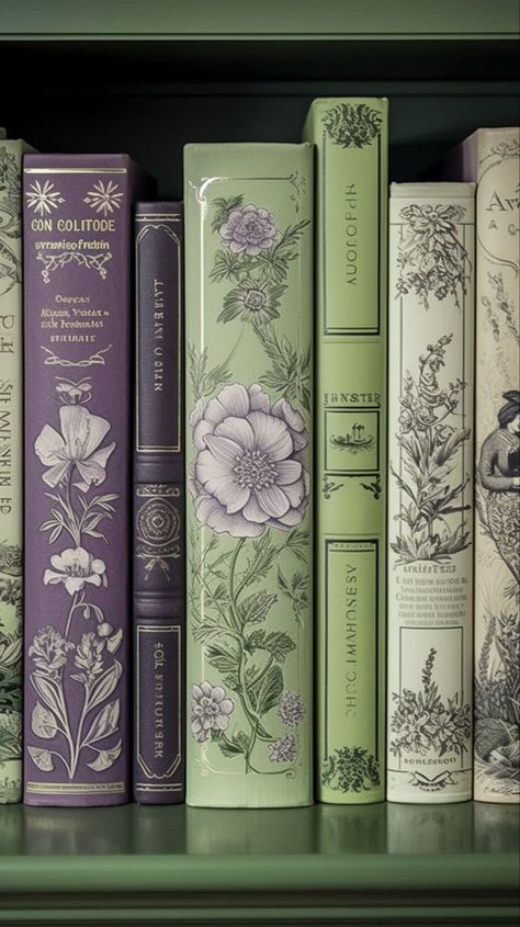 Purple Books, Book Images, Book Shelf, Purple Aesthetic, Green Aesthetic, Book Aesthetic, Vintage Books, Vintage Book, Pretty Wallpapers