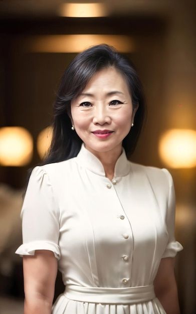 Portrait photo of beautiful middle aged ... | Premium Photo #Freepik #photo #asian #asian-girl #asian-woman #korean-woman Elderly Asian Woman, Middle Aged Asian Woman Face Claim, Middle Aged Korean Woman, Korean Middle Aged Woman, Older Korean Woman, Old Asian Women, Old Asian Lady, Asian Grandma, Old Asian Woman