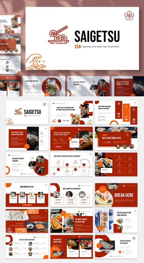 Food Business Google Slides Presentation Templates - 30 unique Multipurpose Slides Food Slide Presentation, Food Presentation Design Powerpoint, Food Ppt Template, Food Presentation Design, Design Presentation Ideas, Presentation Design Ideas, Presentation Design Powerpoint, Food Presentation Ideas, Food Powerpoint Template