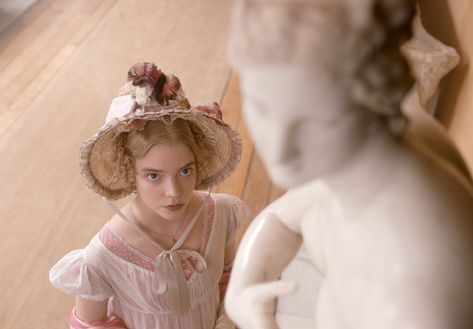 Anya Taylor-Joy stars as 'Emma Woodhouse'  in director Autumn de Wilde's EMMA, a Focus Features release. Emma Movie, Emma 2020, Emma. 2020, Johnny Flynn, Pun Pun, Emma Woodhouse, Emma Jane Austen, Damien Chazelle, Aesthetic Insta