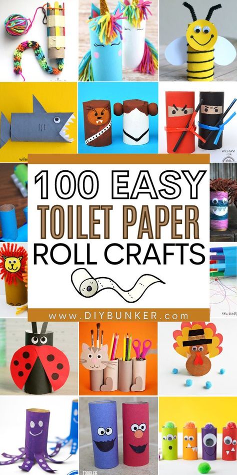 Toilet Paper Rolls, Paper Roll Crafts For Kids, Paper Towel Crafts, Toilet Paper Roll Art, Kids Toilet, Toilet Roll Craft, Rolled Paper Art, Toilet Paper Crafts, Ladybug Crafts