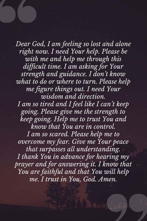 How To Pray To God For Help, Prayer For Feeling Lost, Prayers For When You Feel Discouraged, God Will Answer Your Prayers, Prayers For Feeling Down, Asking God For Guidance, Prayers When Feeling Down, Prayers For Help From God, How To Ask God For Help