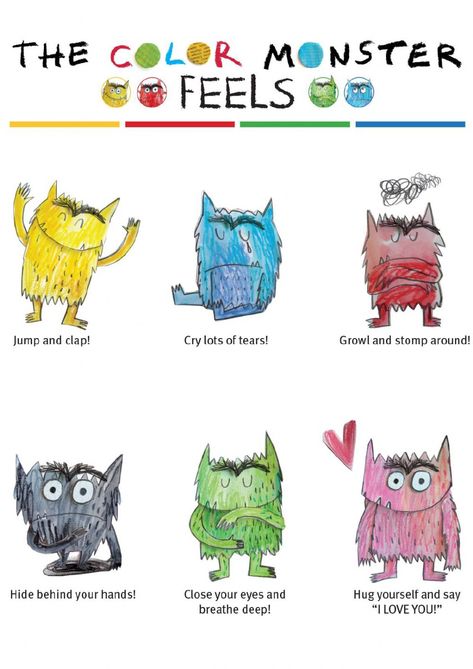 Colour Monster - Interactive worksheet The Color Monster, Colour Monster, Color Monster, Emotional Activities, Emotions Preschool, Monster Activities, Eyfs Classroom, Emotions Activities, Social Emotional Activities