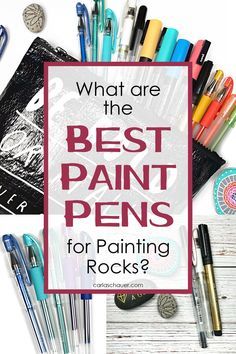 Acrylic Paint Pens For Rocks, Rock Painting Pens, Rock Painting With Markers, Rock Painting Markers, Rock Painting Supplies For Beginners, Rock Painting Tools, Prepping Rocks For Painting, Cool Rock Painting Ideas, Paint Pens For Rocks