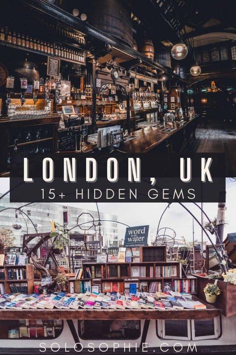 Hidden Gems London, London Activities, Hidden London, London England Travel, London Bucket List, London Vacation, London Summer, London Pubs, London Landmarks