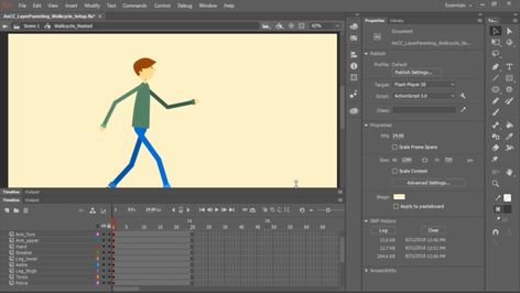 Adobe Animate User Interface, Animation Tools, Adobe Animate, Frame By Frame Animation, Command And Control, Game Environment, Vector Drawing, Animation Design, Drawing Tools