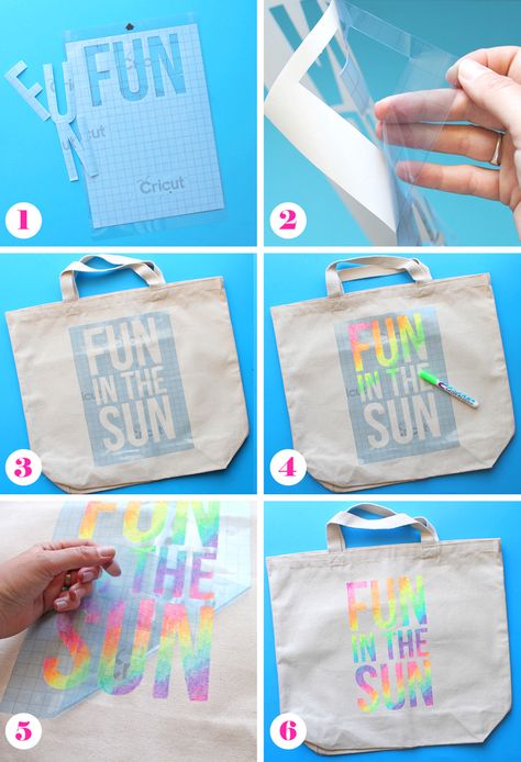 Summer Camp Crafts For Adults, Diy Summer Tote Bag, Canvas Bag Design Diy, Summer Diy Crafts For Adults, No Mess Crafts, Canvas Bags Diy, Canvas Tote Bag Diy, Diy Canvas Bag, Diy Canvas Tote Bag