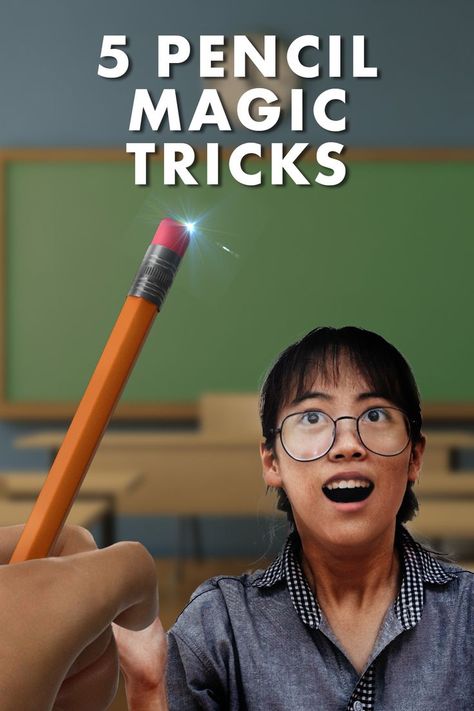 Here are some awesome pencil magic tricks that anyone can do. You will learn five simple pencil magic tricks for beginners. No matter your age or skill level, you can still enjoy doing cool magic tricks with a pencil. Learn now! Simple Magic Tricks, Magic Tricks For Beginners, Pencil Trick, Learn Magic Tricks, Simple Magic, Remote Control Helicopters, Cool Magic Tricks, Learn Magic, Easy Magic Tricks