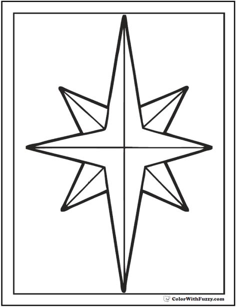 60 Star Coloring Pages ✨ Customize And Print Ad-free PDF Northern Star Drawing, Star Images Free Printable, Grinch Coloring Pages, Minnie Mouse Coloring Pages, Nativity Star, Shark Coloring Pages, Northern Star, Star Coloring Pages, Drawing Stars