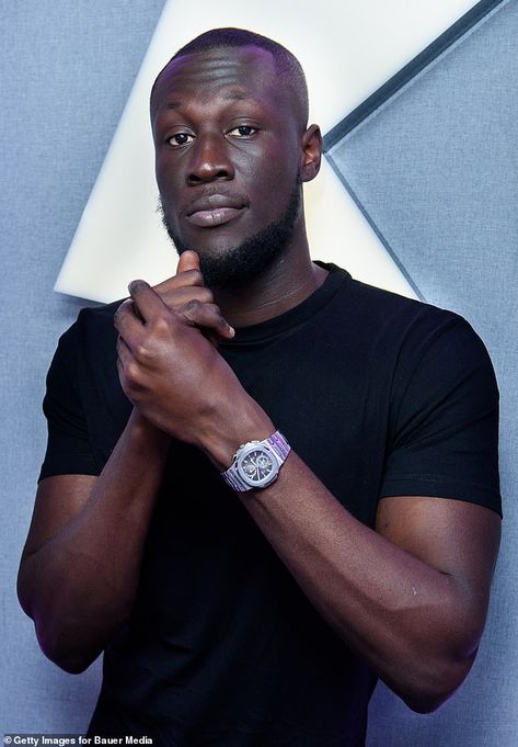 Letting bygones be bygones: Stormzy (pictured in December) and Wiley have ENDED their feud... Stormzy Rapper, Deep Rap Songs, Me Vs You, Men Cake, Cos Man, Grime Artists, Sister Outfits, Music Icons, Rap Songs