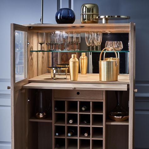 Buffet Cabinet, Drinks Cabinets, Tall Furniture, Pale Oak, Ercol Furniture, Dining Room Sideboard, Glass Front Cabinets, Barker And Stonehouse, Small Cabinet