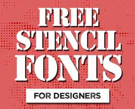 16 Best Free Stencil Fonts for Designers #freefonts #stencilfonts #bestfonts… Applique Fonts Free Letter Templates, Stencil Fonts Free, Free Stencils For Cricut, Stencil Fonts For Cricut, Craft Painting Ideas, Sign Lettering Fonts, Free Stencils Printables Templates, Letter Stencils Printables, Stencils Printables Templates