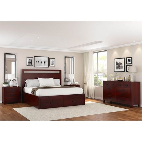 Crafted for luxury, designed for you. Bedroom sets that resonate style. Explore our Amazon affiliate link. Plus, exclusive tips to make your bedroom shine. Queen Bed Dimensions, 5 Piece Bedroom Set, Sleigh Bedroom Set, Eastern King Bed, Curved Headboard, Sleigh Bed, Youth Bedroom, Decoracion Living, Bilik Tidur