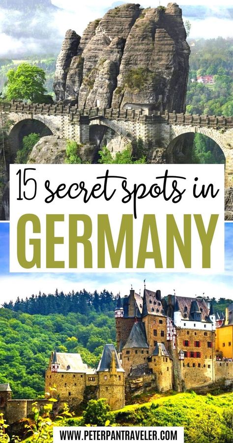 Secret Spots in Germany Places To See In Germany, Germany Vacation Destinations, Travel Germany Beautiful Places, Travel To Germany Tips, Germany Things To Do, Best Things To Do In Germany, Moving To Germany From Us, Heidleburg Germany, Things To See In Germany