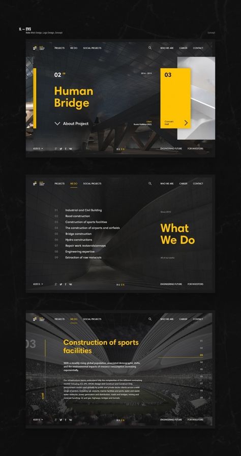 Creative Typography, Evs, Web, and Design image ideas & inspiration on Designspiration Silver Website Design, Dark Mode Website Design, Image Gallery Web Design, Contact Info Design, Birthday Website, Desain Ux, Design De Configuration, Mise En Page Web, Ui Ux 디자인