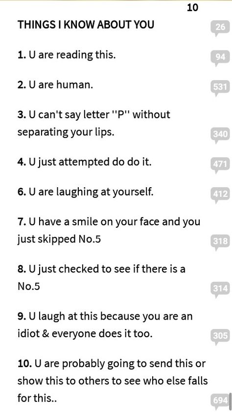 What I know about you Hilarious Stuff, Five Things You Like About Me Text, What Your Favorite Says About You, What Do You Hear, Sleepover Things, Fun Sleepover Ideas, Sleepover Things To Do, Sleepover Ideas, I Know You Know