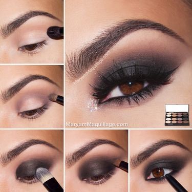 15 Best Smokey Eye Makeup Tutorials To Try In 2020 | FashionEven Smokey Eyes Tutorial, Smokey Eye Makeup Steps, Black Smokey Eye Makeup, Makeup Contour, Smoky Eyeshadow, Black Smokey, Smink Inspiration, Black Smokey Eye, Classic Makeup