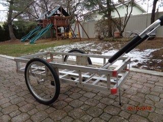 Fold-able Cart With Removable Wheels : 5 Steps - Instructables Camping Cart, Bicycle Trailers, Bike Cart, Used Bus, Off Grid Tiny House, Game Cart, Tactical Truck, Bicycle Trailer, Pull Cart