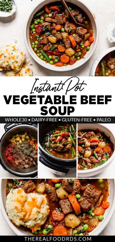 Vegatable Beef Soup, Veg Beef Soup, Veggie Beef Stew, Instant Pot Vegetable Beef Soup, Beef Veggie Soup, Family Soup, Homemade Vegetable Beef Soup, Beef Vegetable Stew, Roasted Vegetable Soup