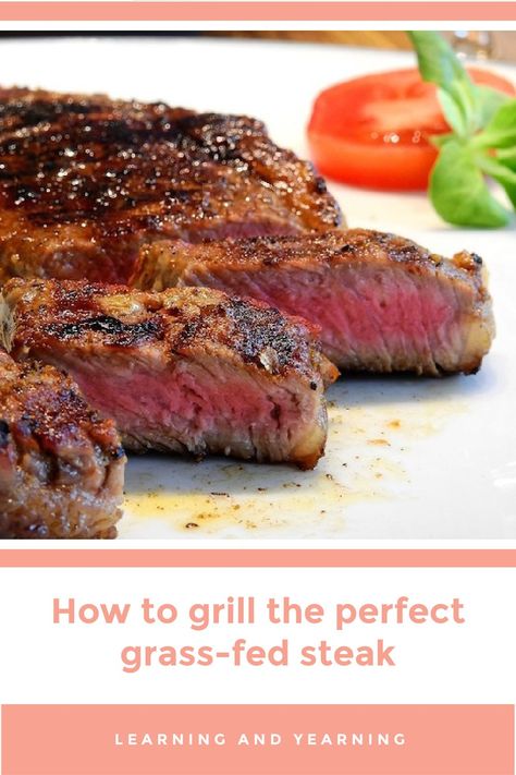 Grilled Grass-fed Steak Grass Fed Steak, Healthy High Protein Meals, Dinners To Make, Lean Beef, Well Balanced Diet, Mouth Watering Food, Sun Exposure, Grass Fed Beef, High Protein Recipes