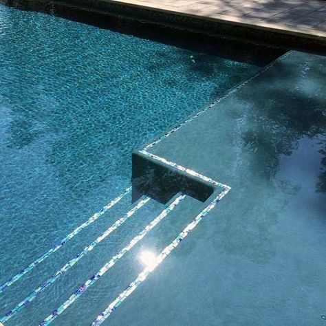 Top 60 Best Home Swimming Pool Tile Ideas - Backyard Oasis Designs Glass Tile For Pool, Pool Bowl Fountain, Pool Pebble Finish, Turtle Mosaic In Pool, Blue Waterline Tile For Pool, Pool Stairs Inground, Pool Tile Waterline Modern, Pool Tile Ideas Waterline Modern, Pool Tile Waterline