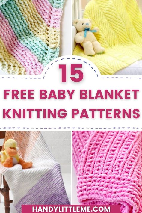 Knitted Doll Blankets Free Pattern, Baby Blankets Knit, Easy Knitted Baby Blanket Patterns Free, Free Baby Blanket Knitting Patterns, Knitting Baby Blankets, Chunky Knit Baby Blanket, Knit Afghan Patterns Free, Baby Blankets Knitted, Baby Blanket Knitting Patterns